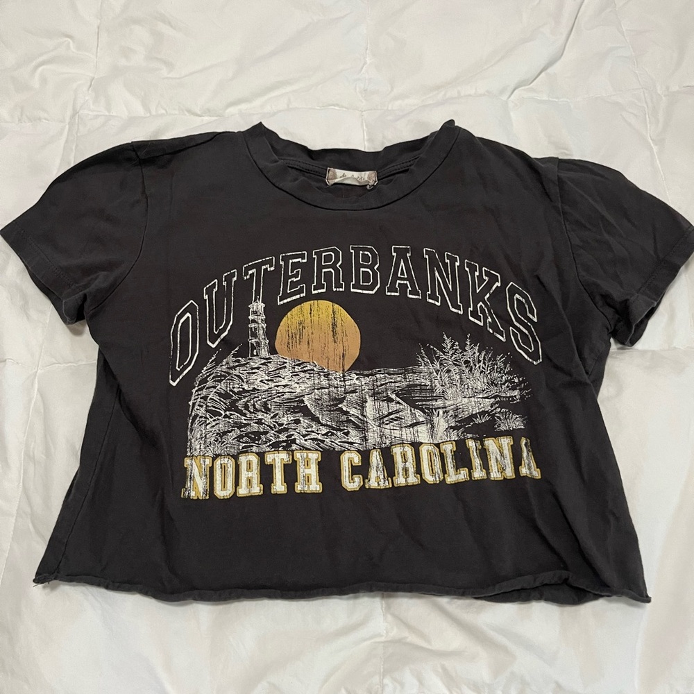 Cropped Outer banks tee shirt from altered state